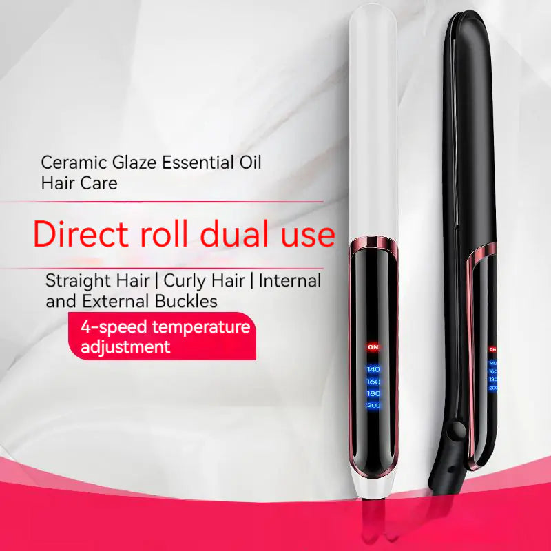 Dual-Use Curling Iron and Straightening Hair Tool