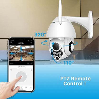 High-Speed Waterproof PTZ Dome Surveillance Camera
