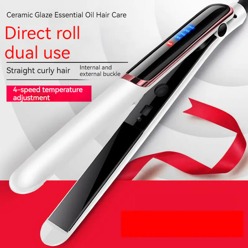 Dual-Use Curling Iron and Straightening Hair Tool