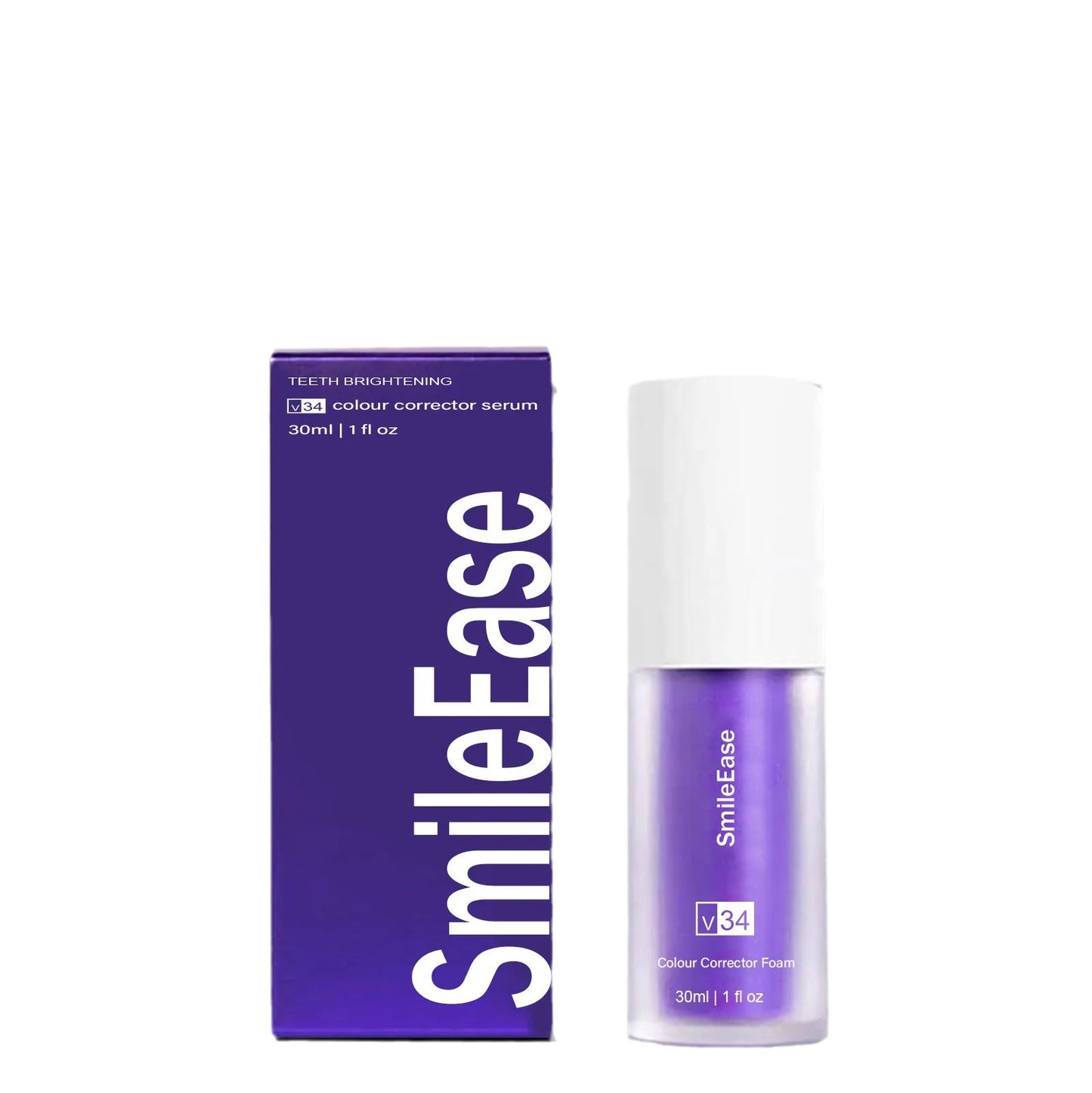 Purple Teeth Whitening Toothpaste Bottle