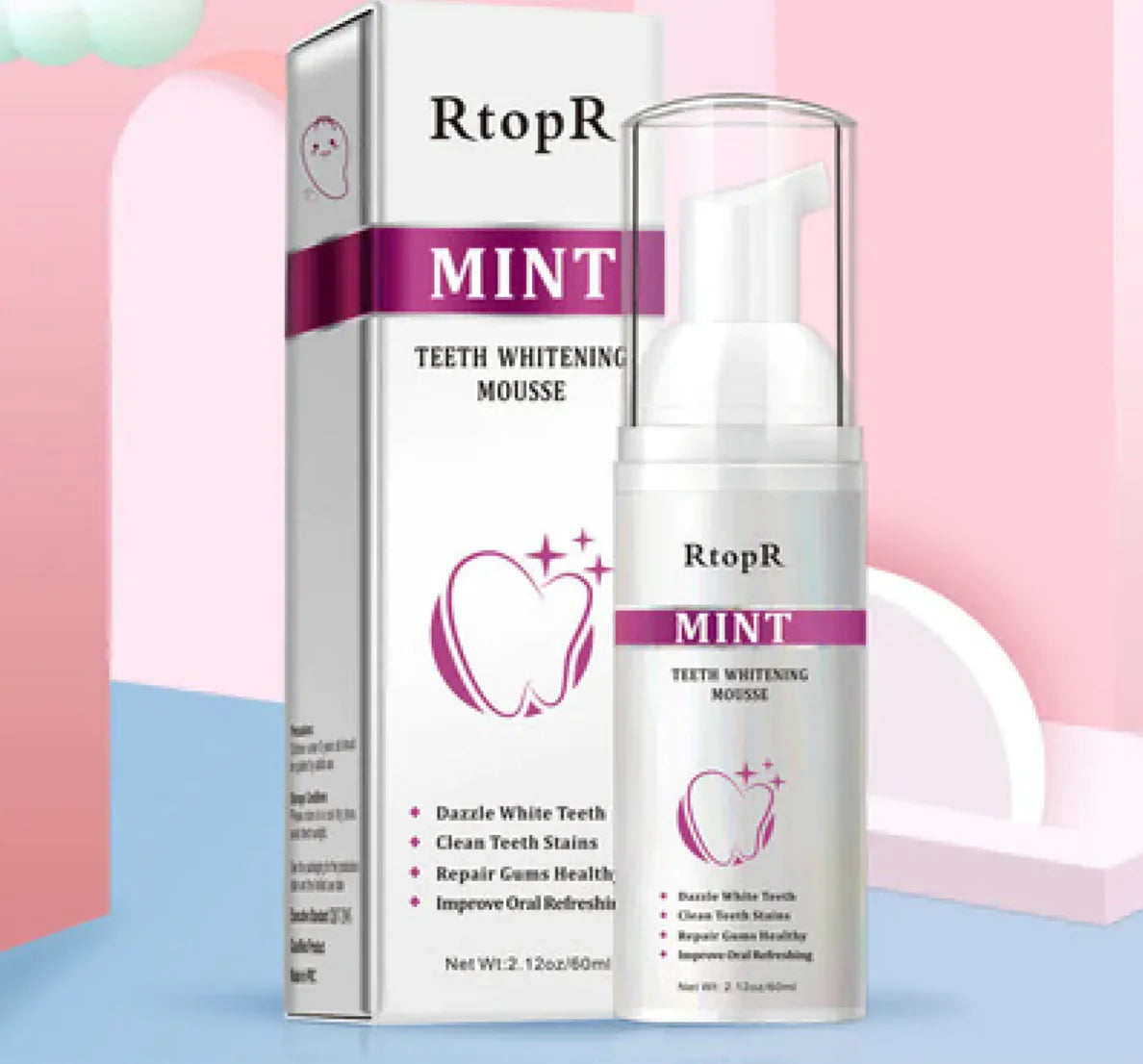 Mint Whitening Foam Toothpaste 60ml