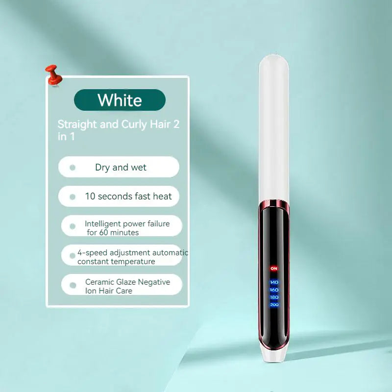 Dual-Use Curling Iron and Straightening Hair Tool